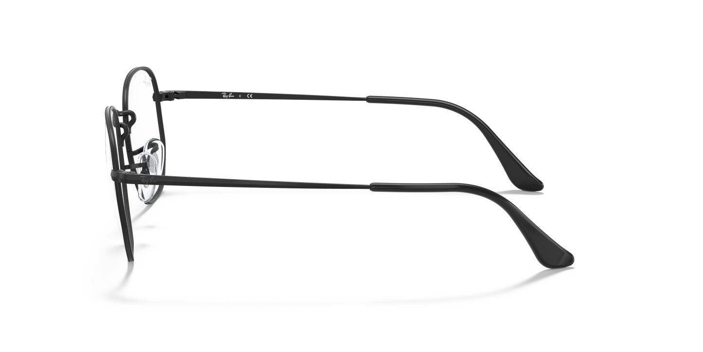 Ray-Ban RB6448 Hexagonal Eyeglasses - Geometric Metal Frame