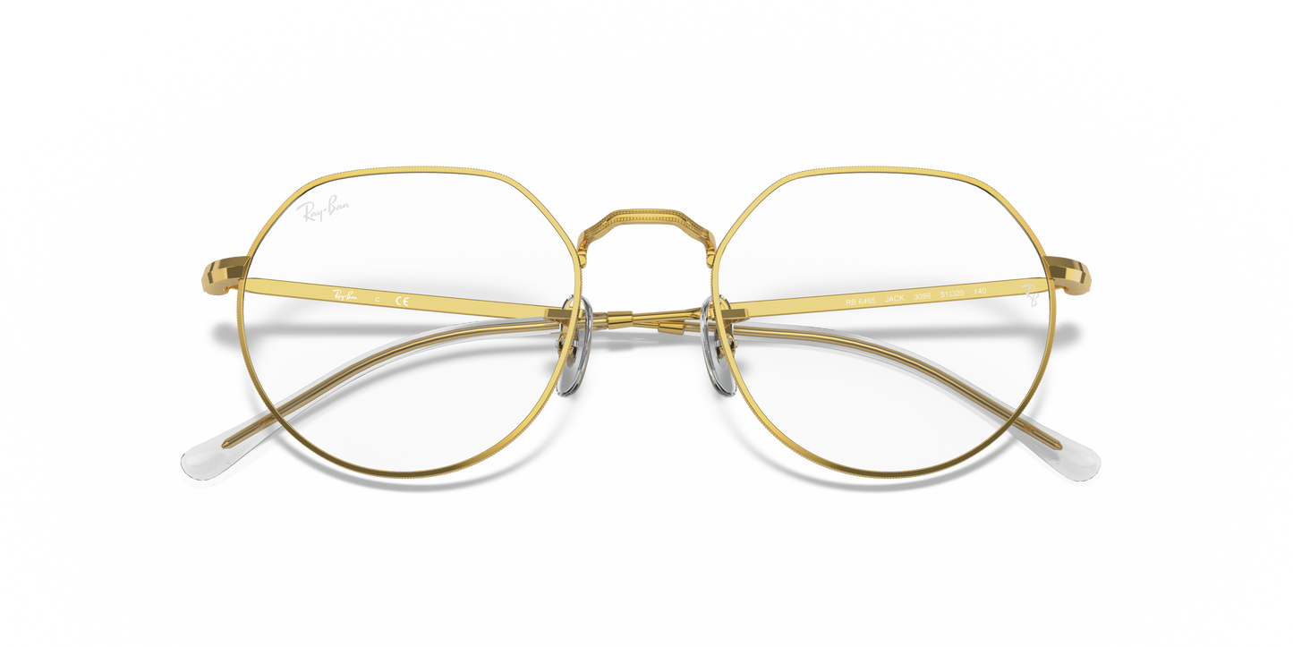 Ray-Ban RB6465 Jack Eyeglasses - Geometric Metal Frame