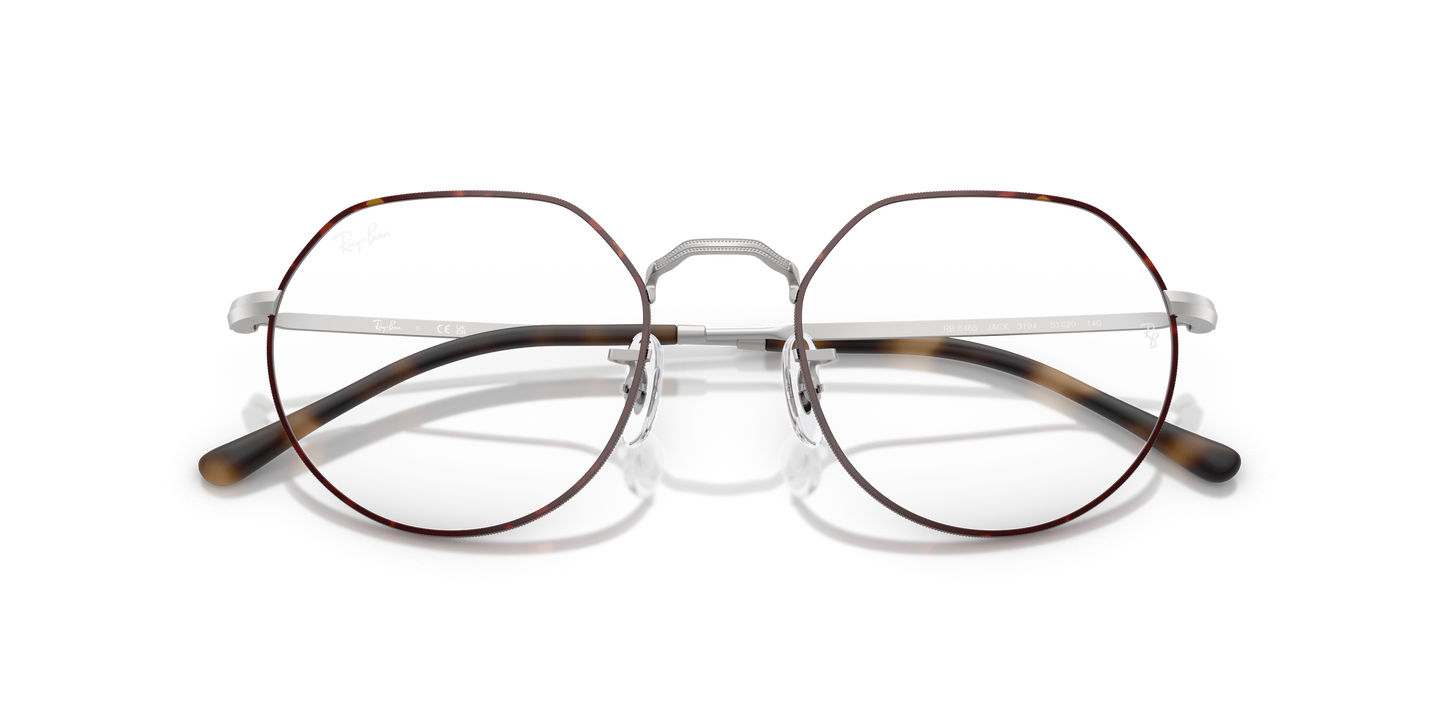 Ray-Ban RB6465 Jack Eyeglasses - Geometric Metal Frame