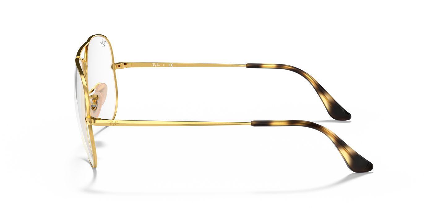 Ray-Ban RB6489 Aviator Eyeglasses - Metal Frame
