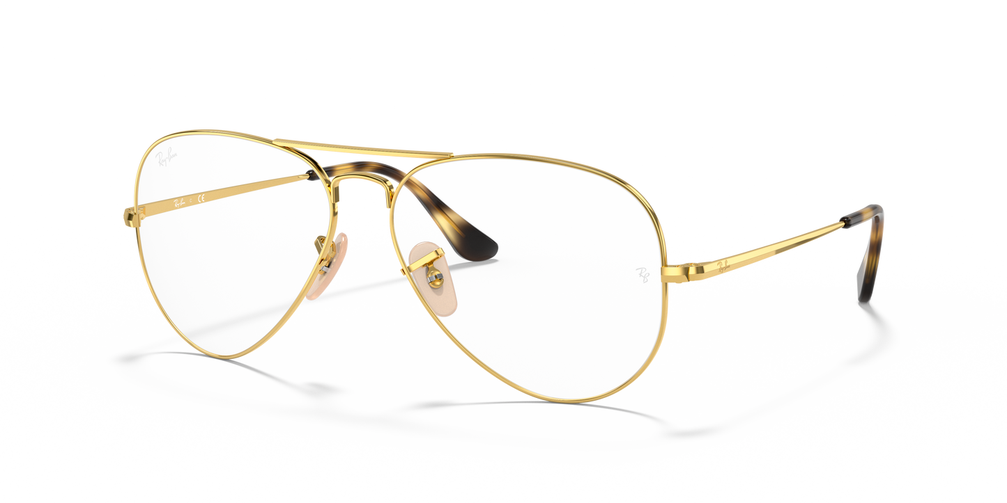 Ray-Ban RB6489 Aviator Eyeglasses - Metal Frame