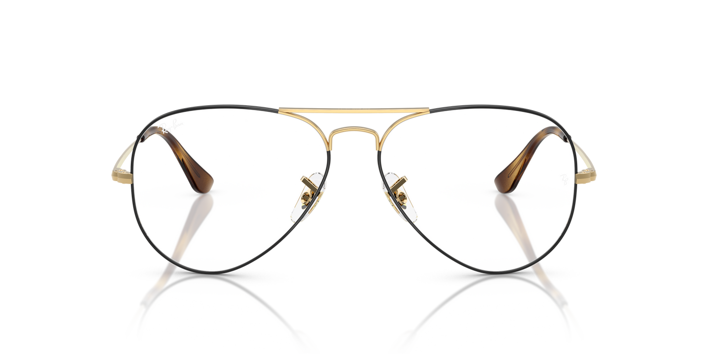 Ray-Ban RB6489 Aviator Eyeglasses - Metal Frame