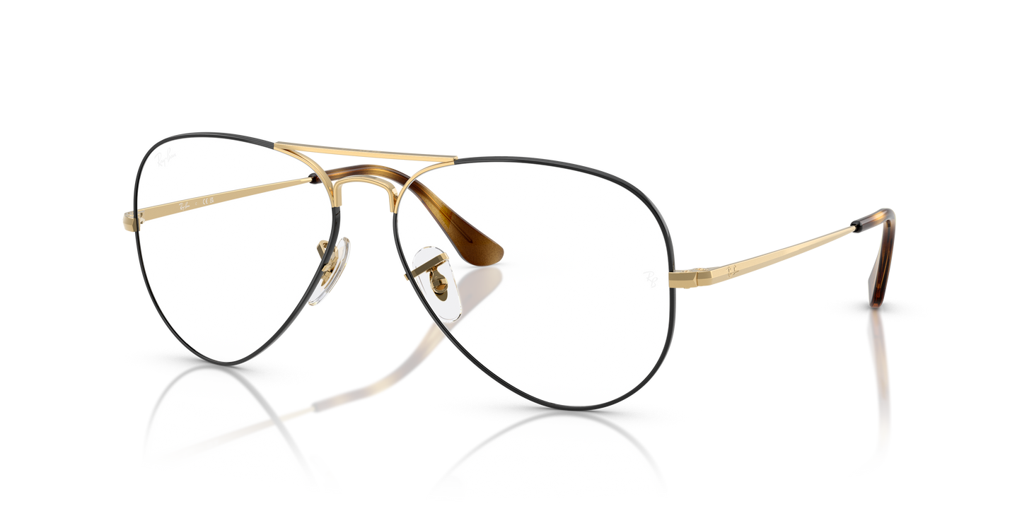 Ray-Ban RB6489 Aviator Eyeglasses - Metal Frame