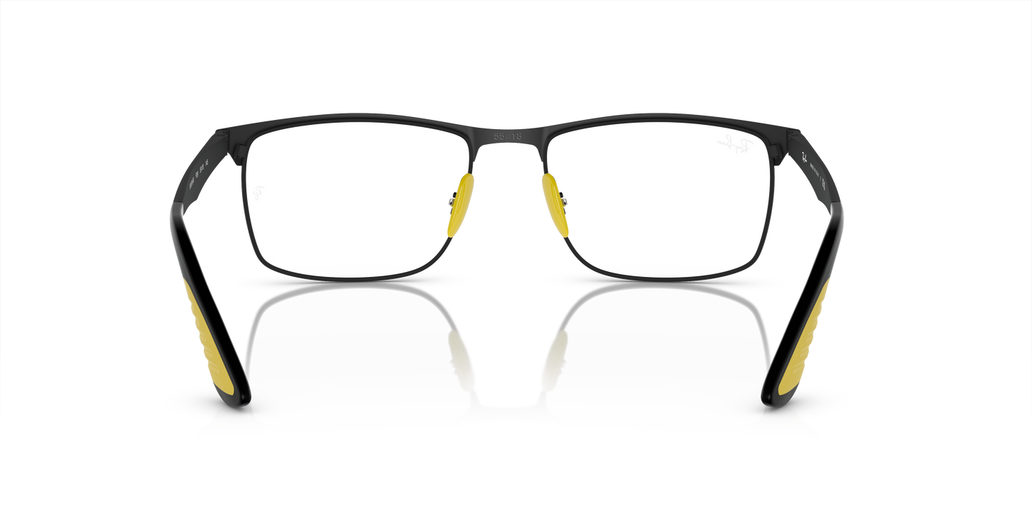 Ray-Ban RB6516M Scuderia Ferrari Collection Eyeglasses - Rectangle Metal Frame