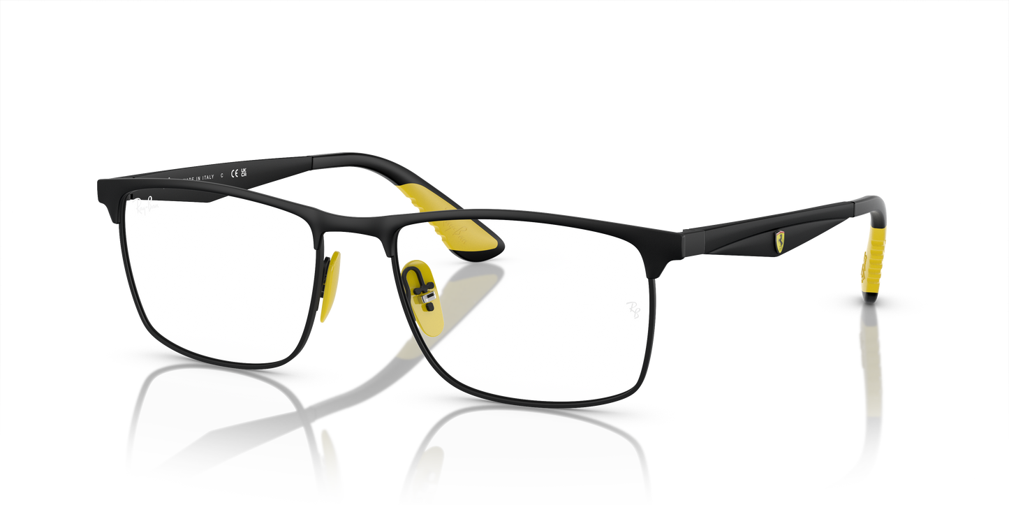 Ray-Ban RB6516M Scuderia Ferrari Collection Eyeglasses - Rectangle Metal Frame