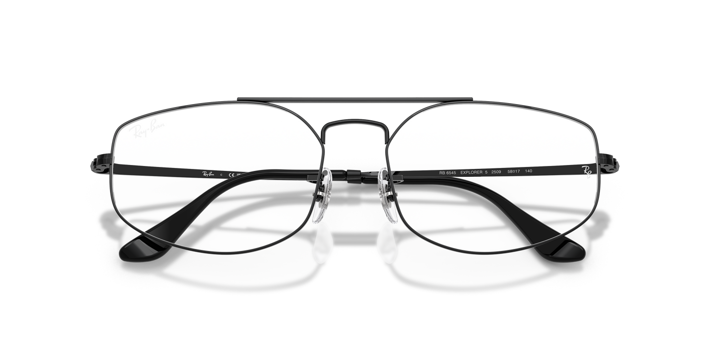 Ray-Ban RB6545 Explorer V Eyeglasses - Geometric Metal Frame