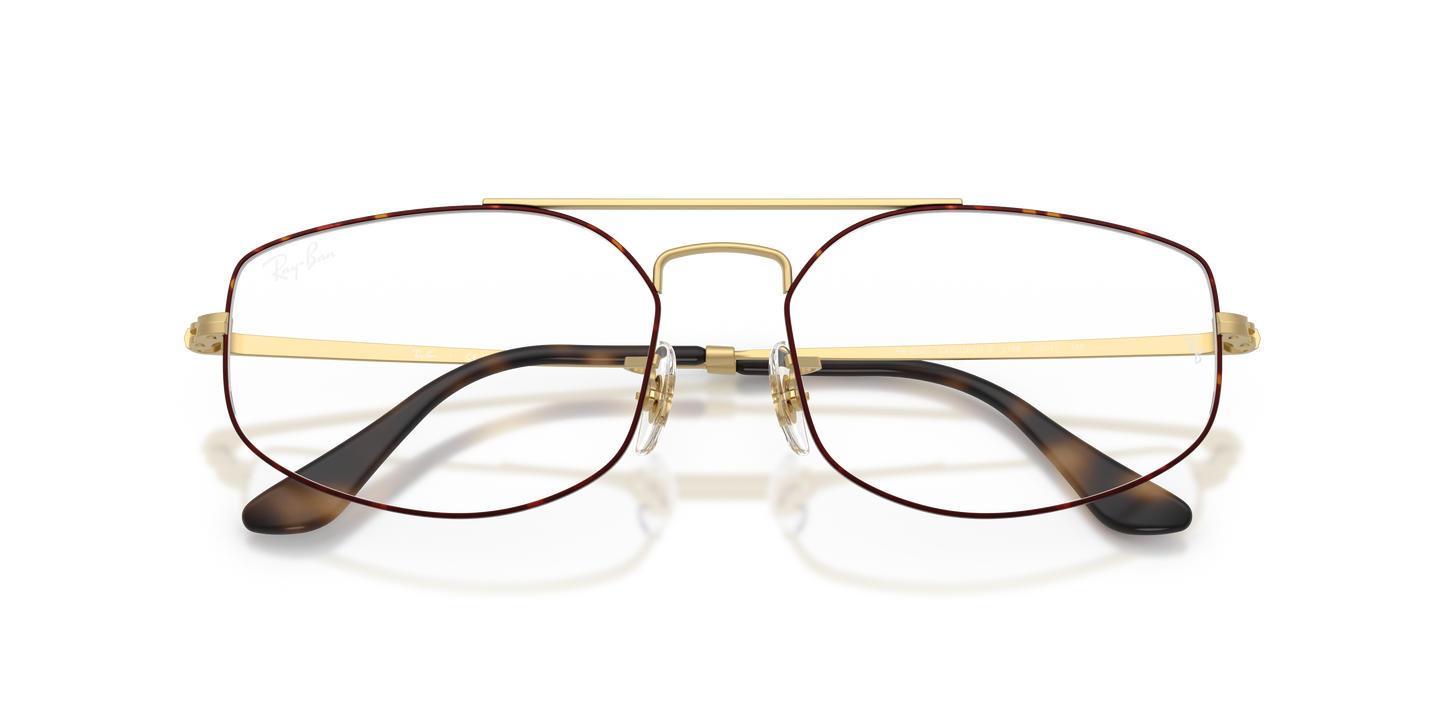 Ray-Ban RB6545 Explorer V Eyeglasses - Geometric Metal Frame