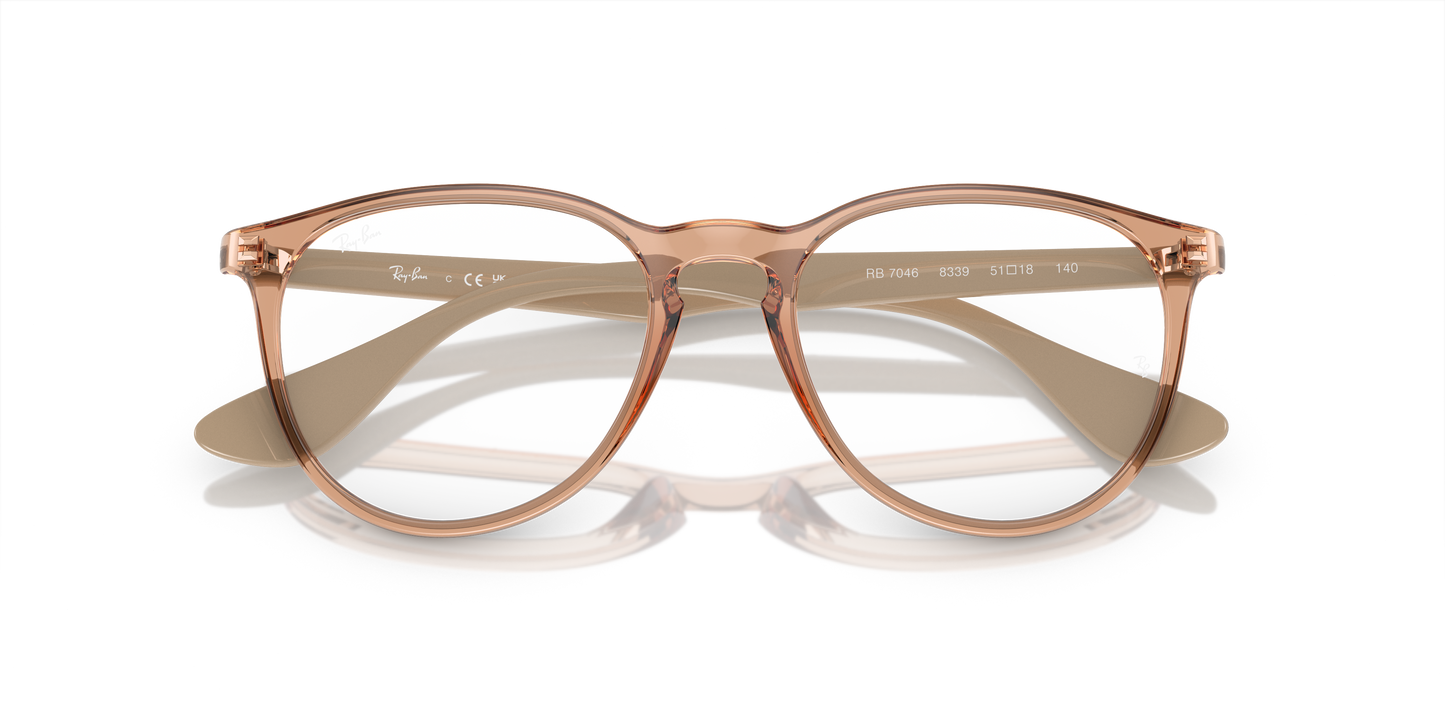 Ray-Ban RB7046 Erika Eyeglasses - Round Injected Frame