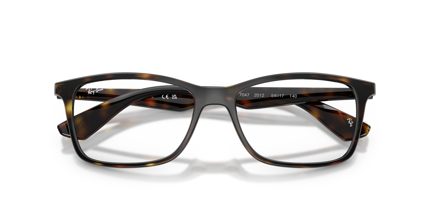Ray-Ban RB7047 Eyeglasses - Square Nylon Frame
