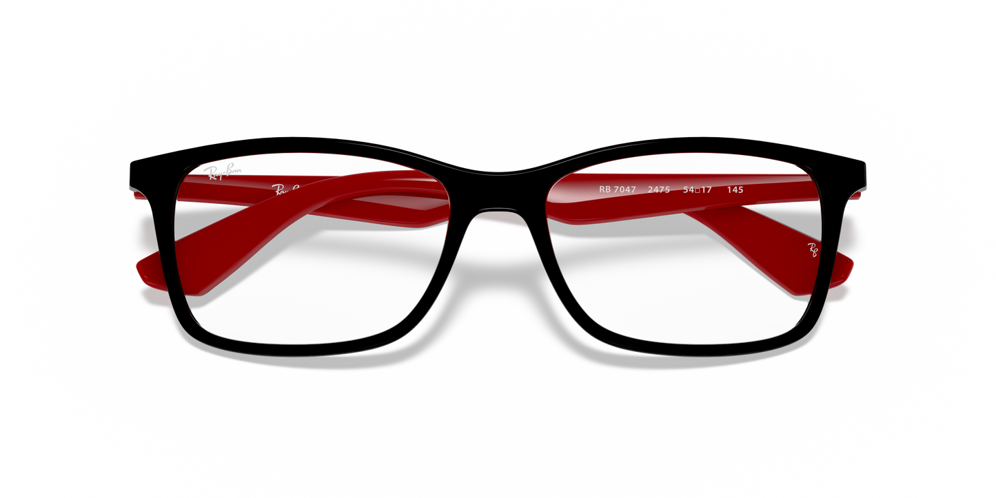 Ray-Ban RB7047 Eyeglasses - Square Nylon Frame