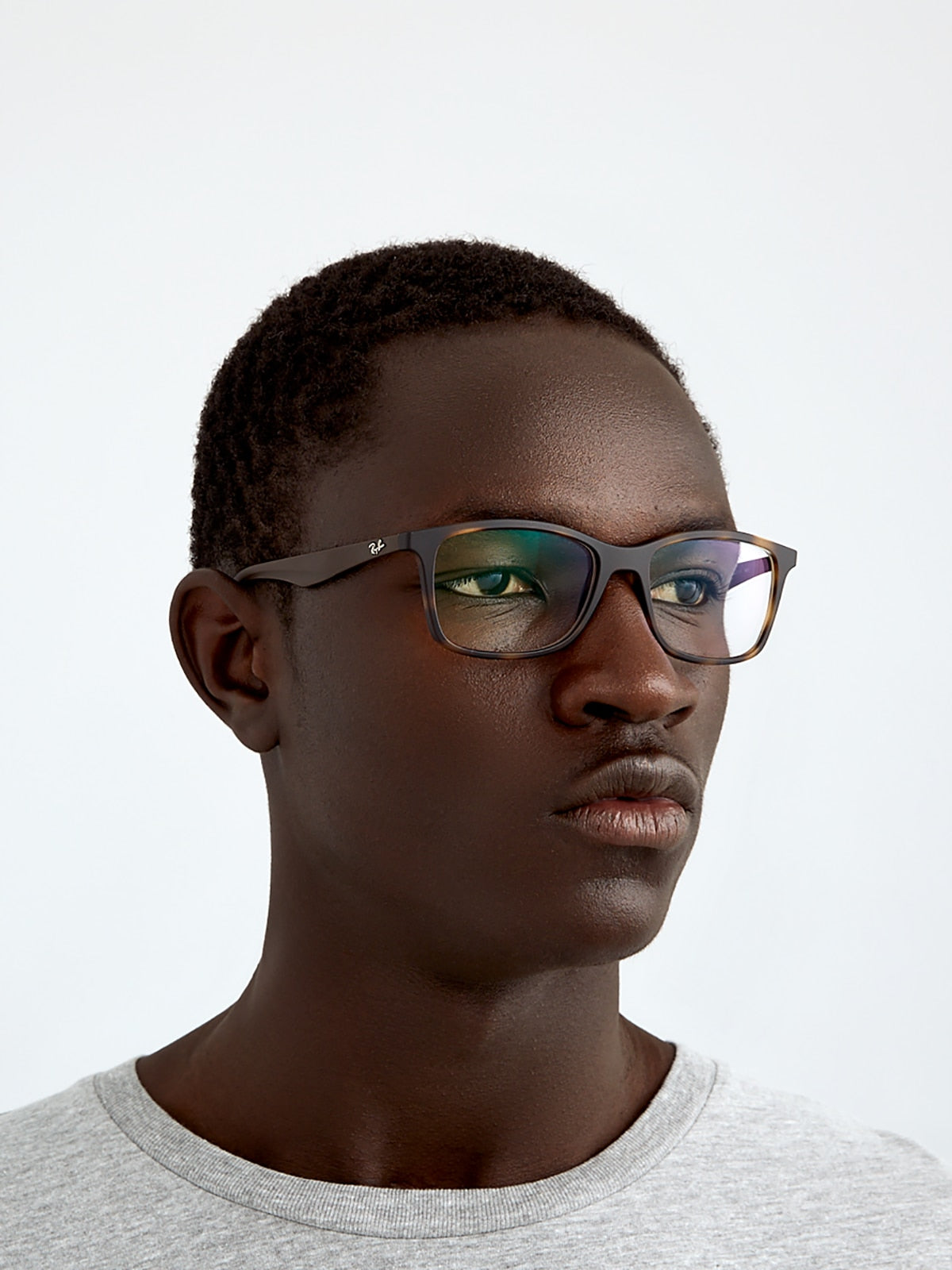 Ray-Ban RB7047 Eyeglasses - Square Nylon Frame