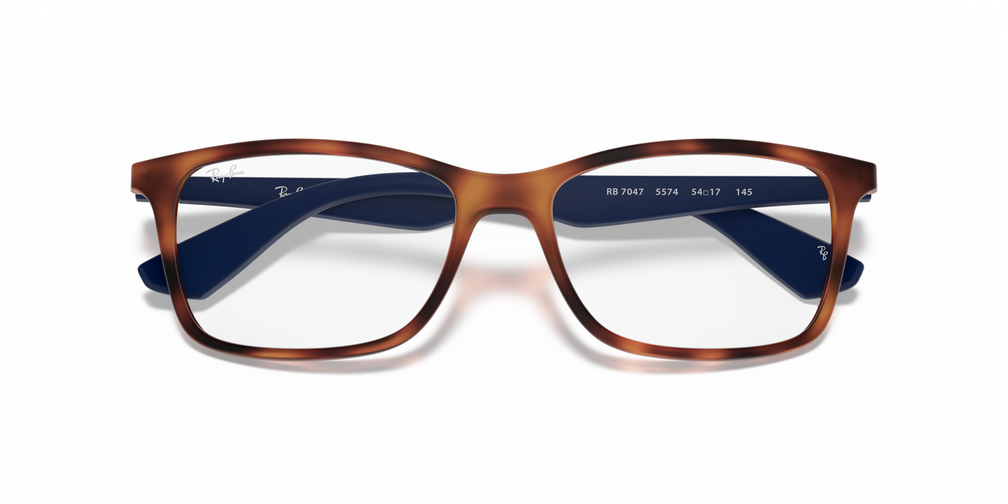 Ray-Ban RB7047 Eyeglasses - Square Injected Frame