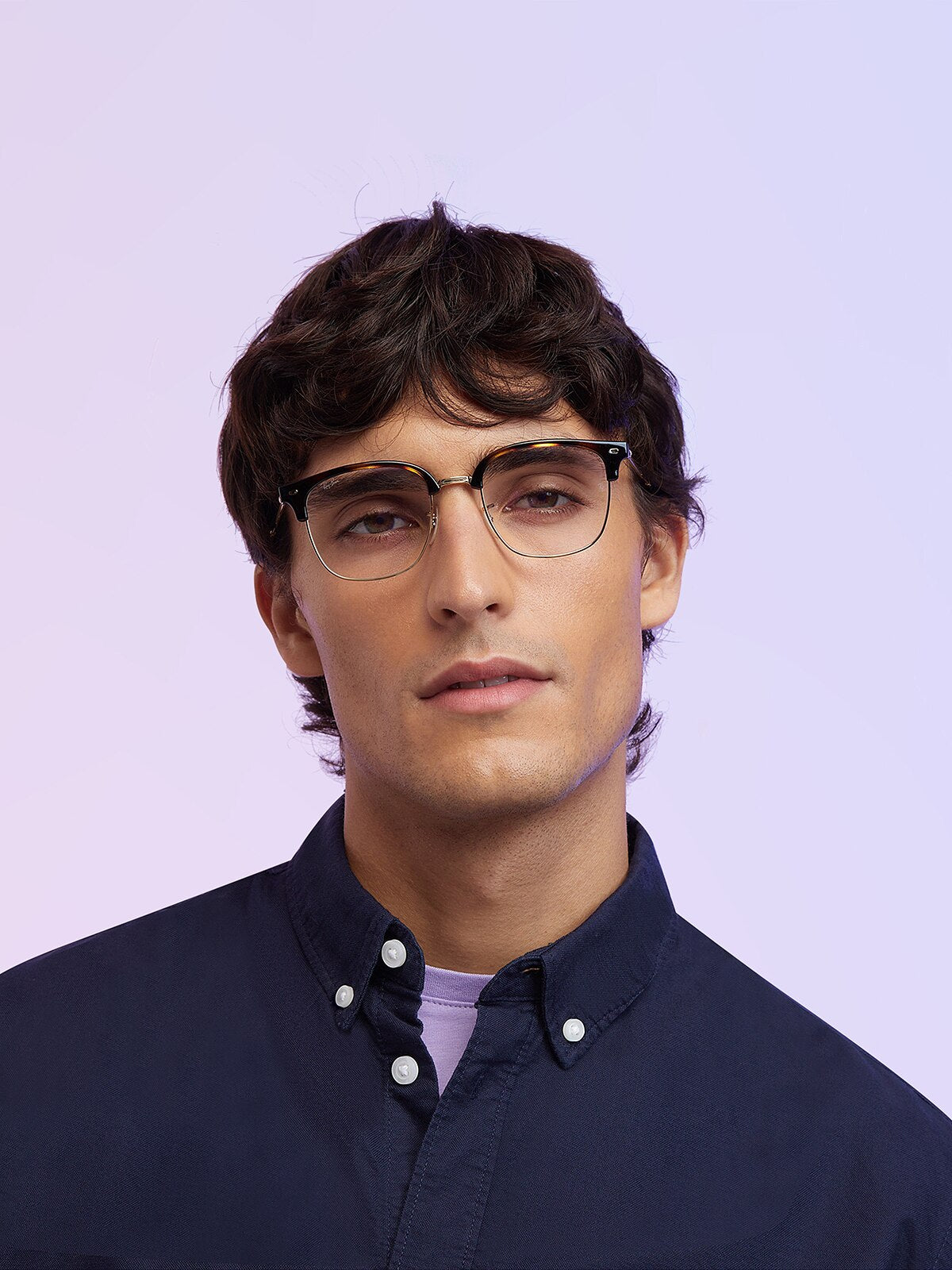Ray-Ban RB7216 New Clubmaster Eyeglasses - Square Injected Frame