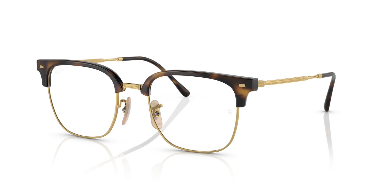 Ray-Ban RB7216 New Clubmaster Eyeglasses - Square Injected Frame