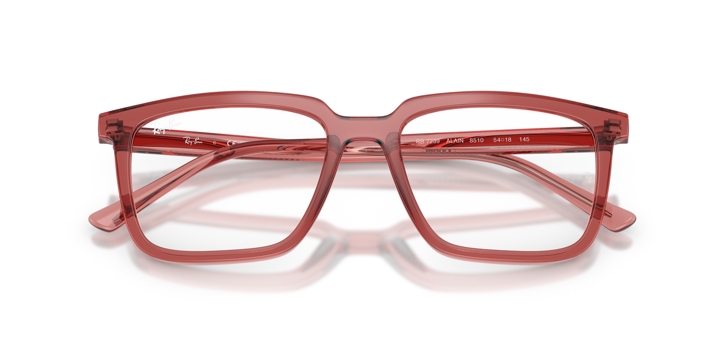 Ray-Ban RB7239 Alain Eyeglasses - Rectangle Injected Frame