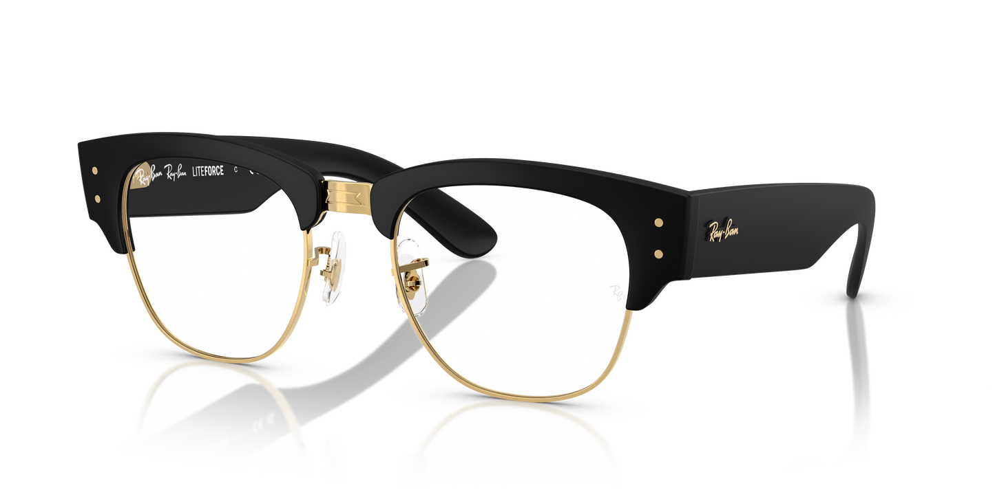 Ray-Ban RB7316V Mega Clubmaster Liteforce Eyeglasses - Square Injected Frame