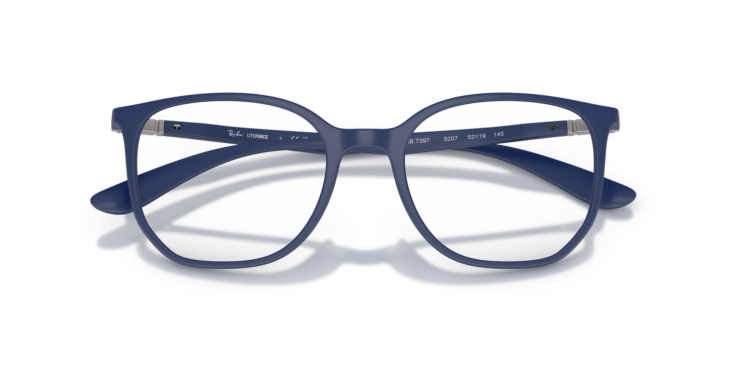 Ray-Ban RB7397 Elliot Liteforce Eyeglasses - Geometric Injected Frame