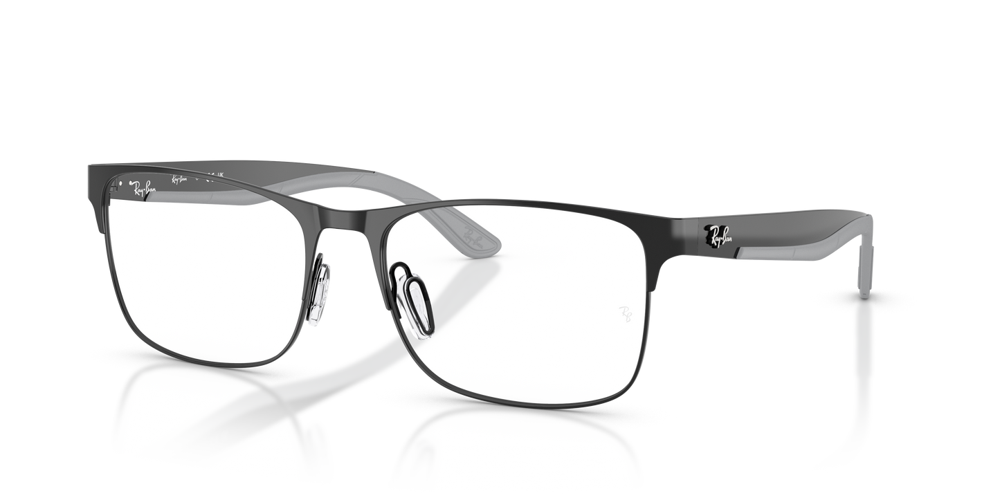 Ray-Ban RB7550 Eyeglasses - Rectangle Metal Frame