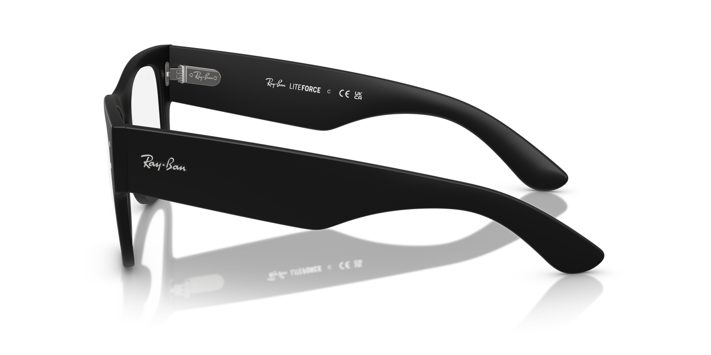 Ray-Ban RB7840V Mega Wayfarer Liteforce Eyeglasses - Square Injected Frame