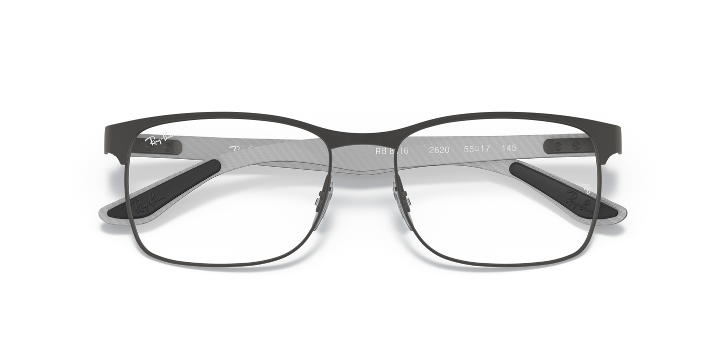 Ray-Ban RB8416 Eyeglasses - Square Carbon Fiber Frame