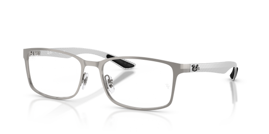 Ray-Ban RB8424 Eyeglasses - Rectangle Metal Frame