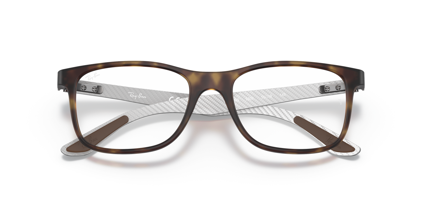Ray-Ban RB8903 Eyeglasses - Square Carbon Fiber Frame