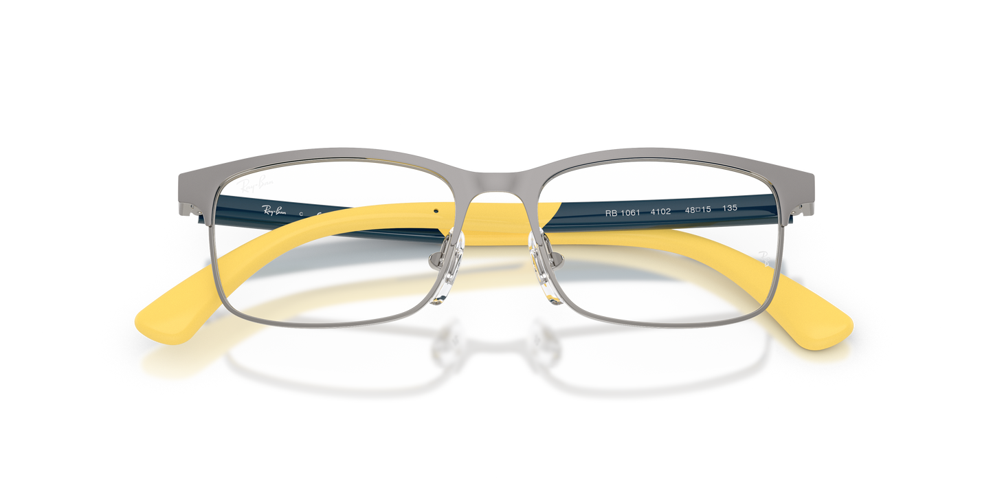 Ray-Ban RB1061 Bio-Based Kids Eyeglasses - Rectangle Metal Frame