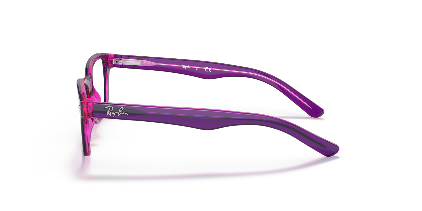 Ray-Ban RB1555 Kids Eyeglasses - Square Acetate Frame